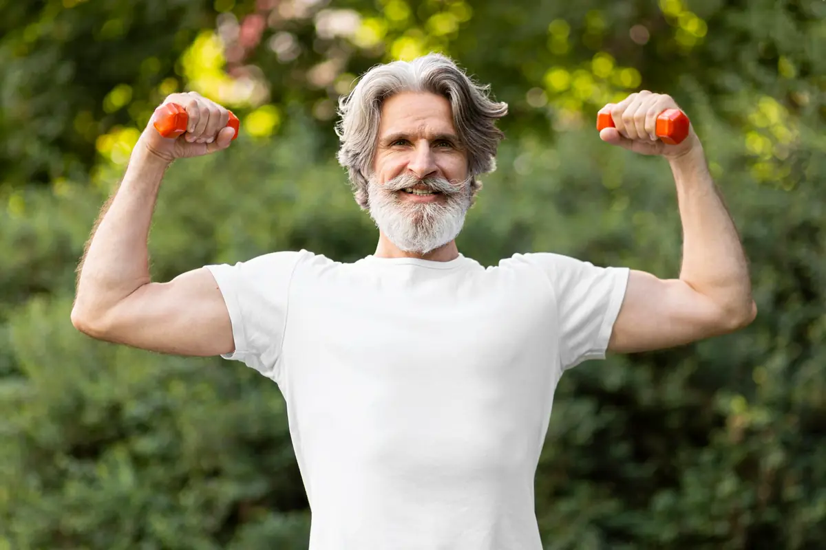 Strength maintained with age